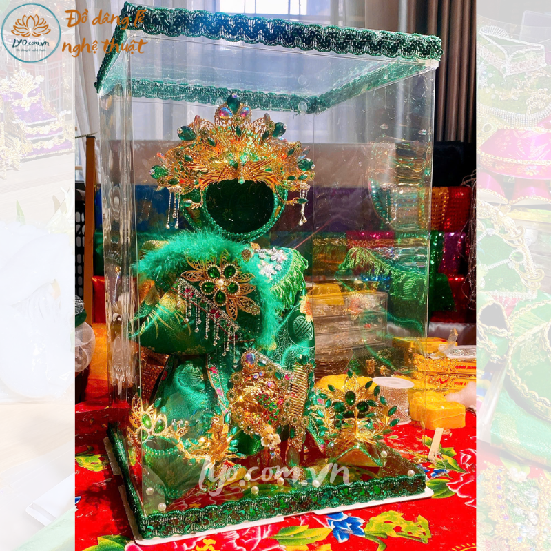 Bộ mã xanh lá dâng Mẫu, Cô Đôi Thượng Ngàn LYO-057