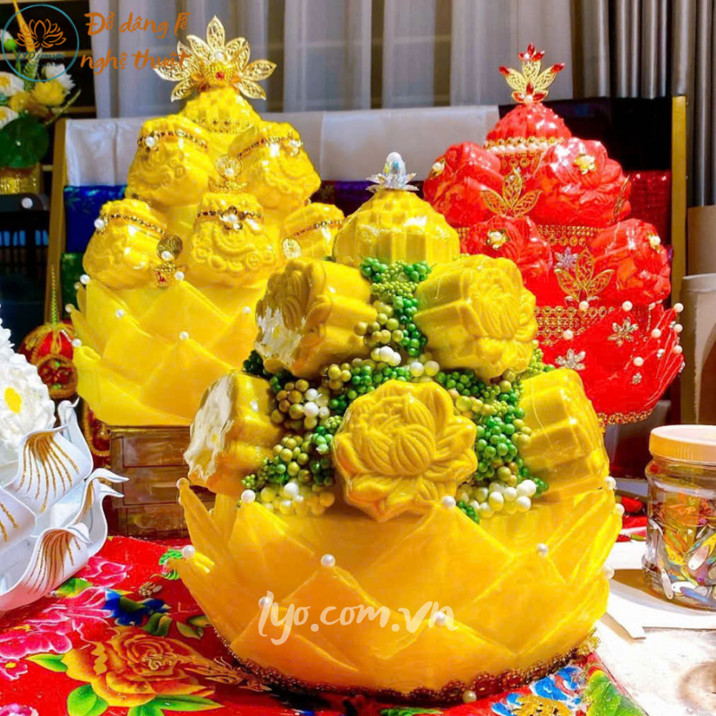 Oản tháp hoa sen LYO-078