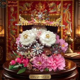 Rương oản hồng hoa sen LYO-020