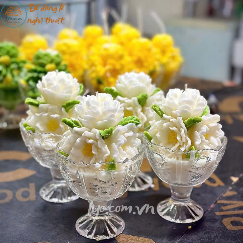 Nến Mẫu Đơn Thanh Đăng LYO-082
