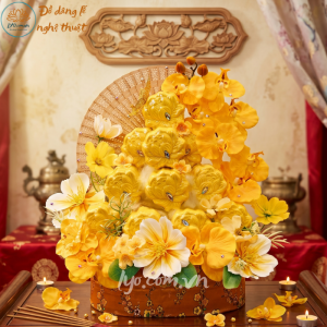 Oản quạt hoa sen LYO-076